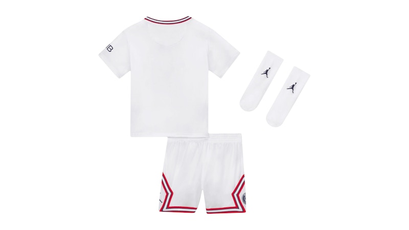 Jordan Paris Saint-Germain Jordan Brand Infant 2022/23 Fourth Stadium Kit Set White