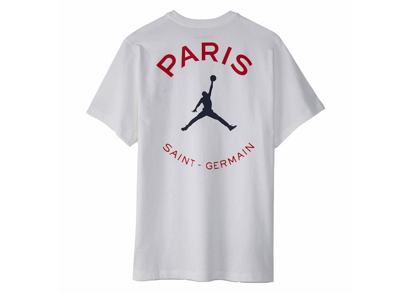 Jordan Paris Saint-Germain Logo T-Shirt White