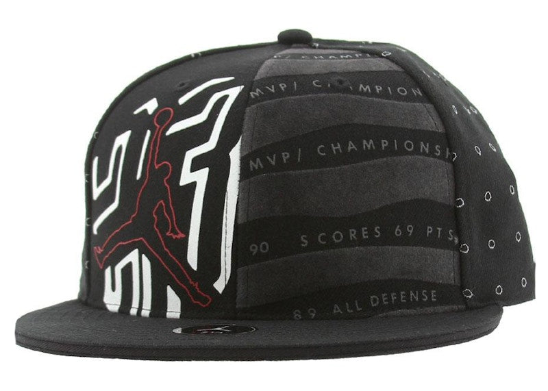 Jordan Retro 10 Fitted Cap Black