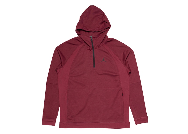 Jordan Sport 1/2-Zip Dri-Fit Hoodie Cardinal Red