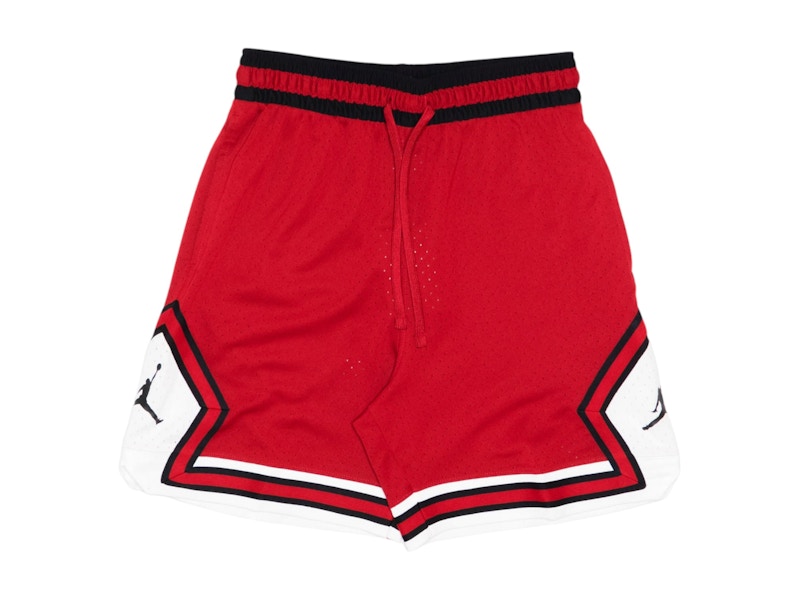 Jordan Sport Diamond Mesh Dri-Fit Shorts Red/Black/White