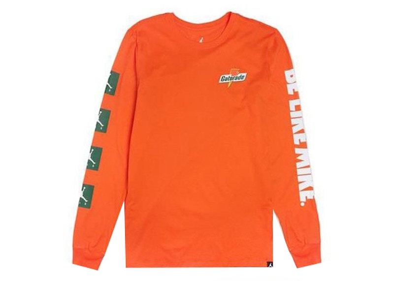 Jordan Sportswear Be Like Mike Tee Orange/Safety Orange
