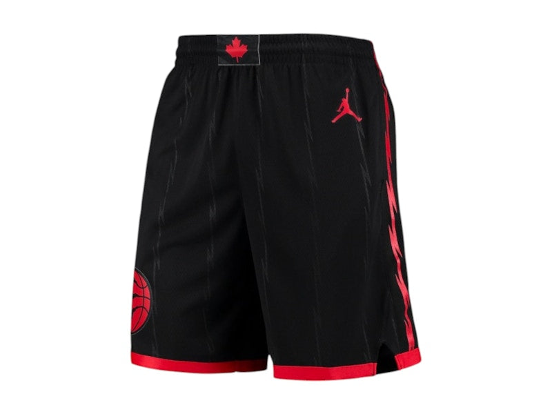 Jordan Toronto Raptors Statement Edition Dri-Fit Shorts Black/Red