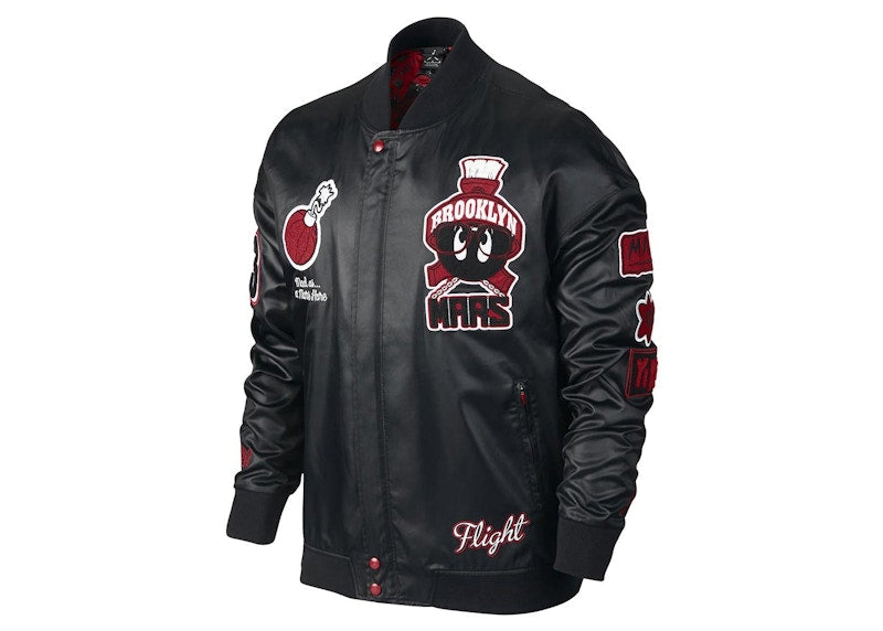 Jordan WB Marvin Bomber Jacket Black/Red