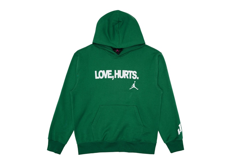 Jordan Women's Love Hurts Jalen Hurts Hoodie Kelly Green