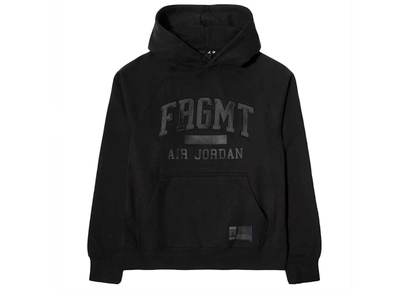 Jordan x Fragment Pullover Hoodie Black/Reflective Silver