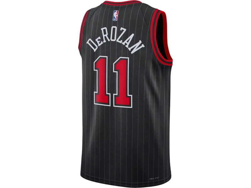 Jordan x NBA Chicago Bulls DeMar DeRozan 11 2022/23 Statement Edition Swingman Jersey Black/Red