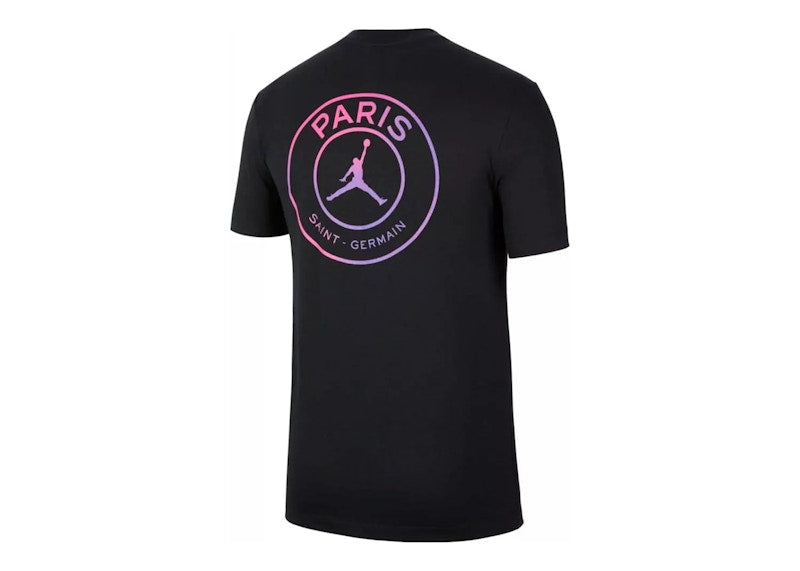 Jordan x PSG Paris Saint Germain Logo Tee Black