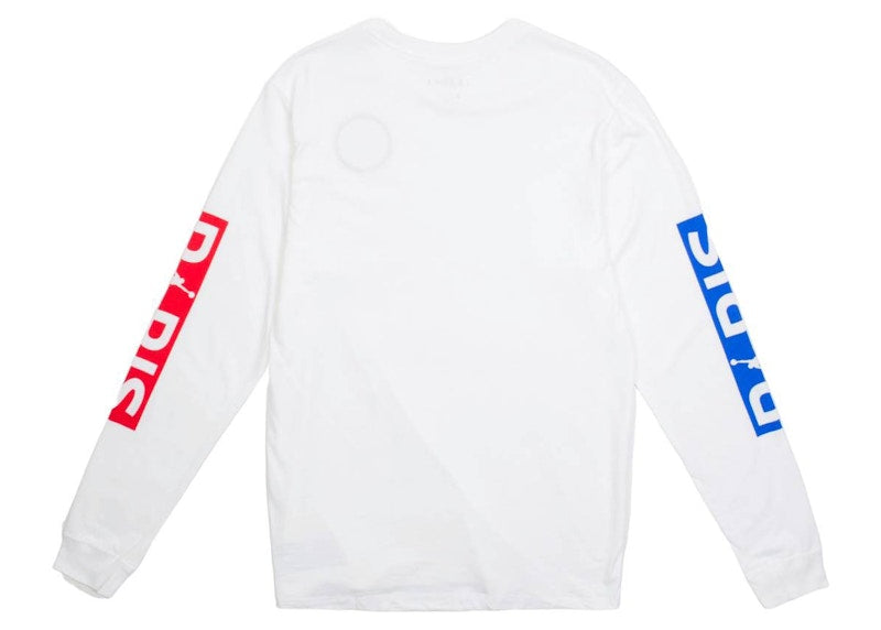 Jordan x Paris Saint-Germain L/S Tee White/Red/Blue