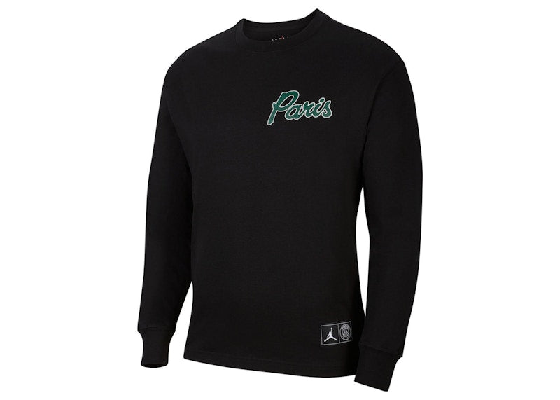 Jordan x Paris Saint-Germain Long-Sleeve T-Shirt Black