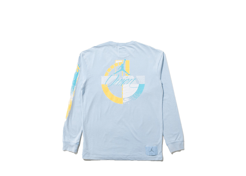 Jordan x Union 2.0 Flight L/S Tee Psychic Blue