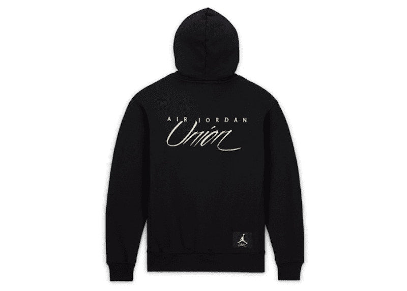 Jordan x Union MJ Fleece Hoodie (Asia Sizing) Black/Coconut Milk