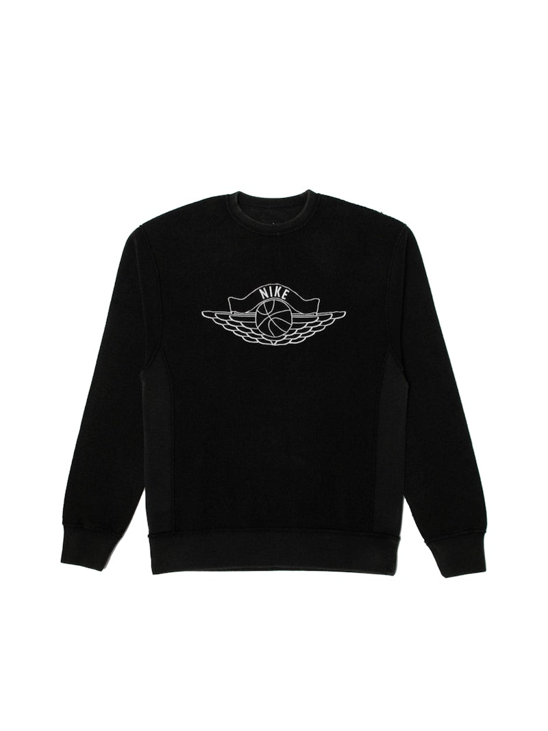 Jordan x Union NRG Vault AJ Flight Crewneck Black