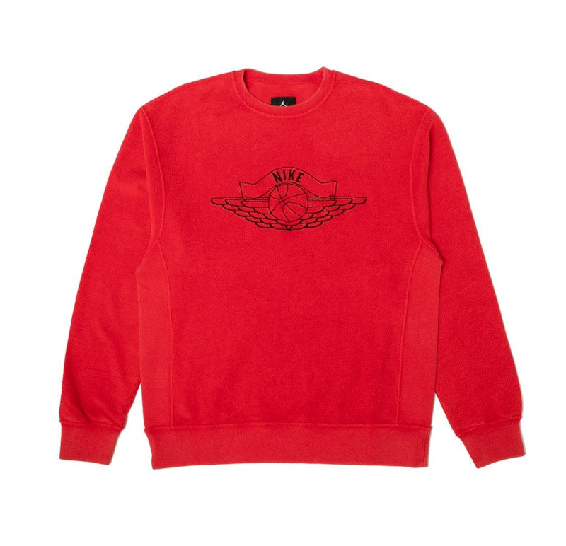 Jordan x Union NRG Vault AJ Flight Crewneck Red