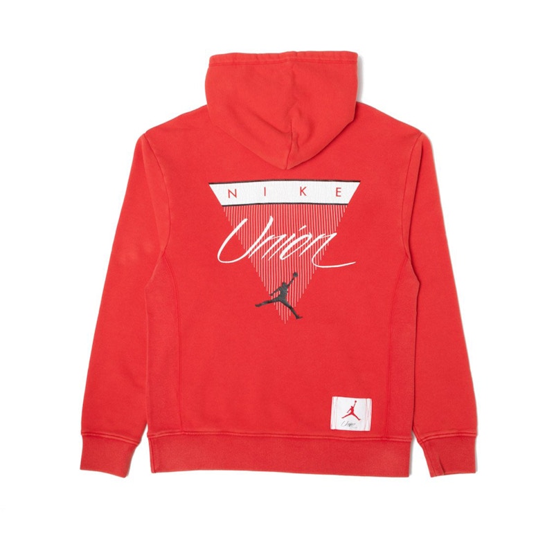 Jordan x Union NRG Vault AJ Flight Hoodie Red