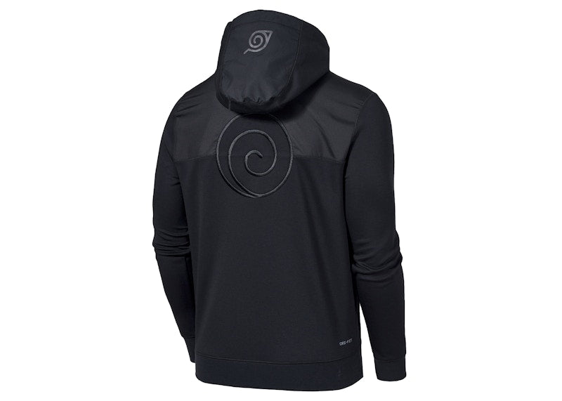 Jordan x Zion x Naruto Full Zip Top Hoodie (Asia Sizing) Black