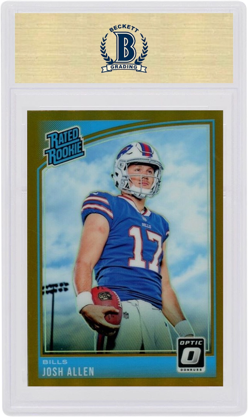 Josh Allen 2018 Panini Donruss Optic Rookie Bronze #154 (PSA or BGS Graded)
