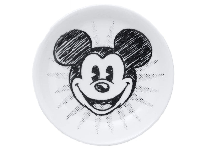 Joshua Vides x Uniqlo Monochrome Mickey Face Small Plate
