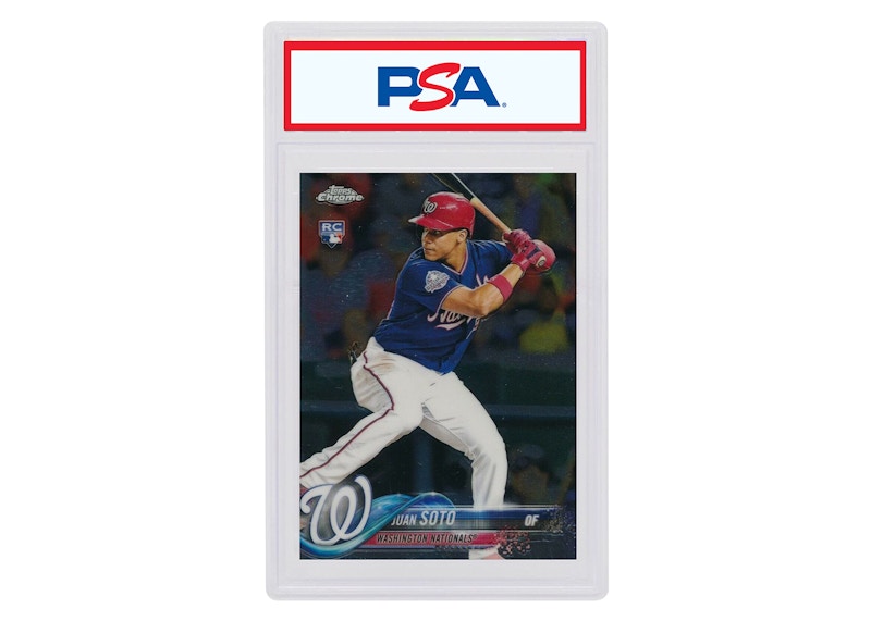 Juan Soto 2018 Topps Chrome Update Rookie HMT55 (PSA or BGS Graded)