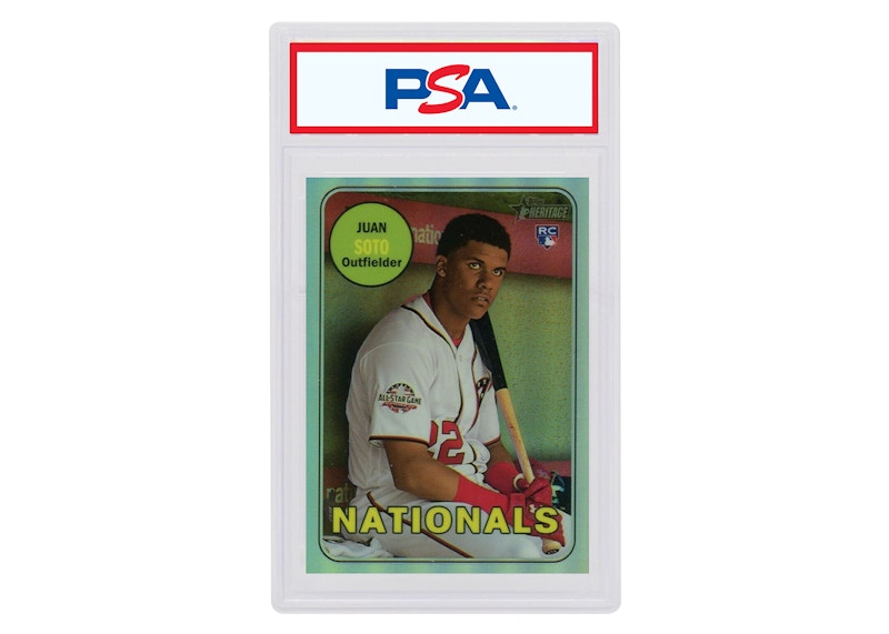 Juan Soto 2018 Topps Heritage Rookie #502 (PSA or BGS Graded)