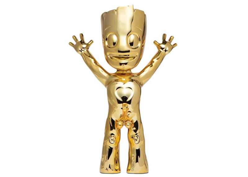 Juce Gace I Am Wood 22cm (Chrome Gold HBX Exclusive Edition) Figure