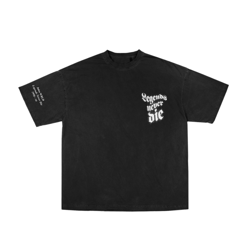 Juice Wrld Butterfly Tee Black