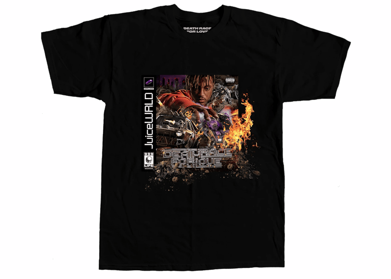 Juice Wrld Death Race for Love T-shirt Black