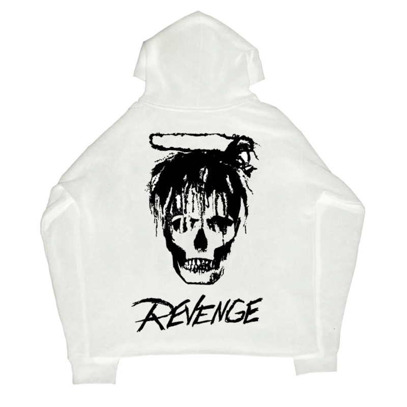 Juice Wrld X Revenge Legends Never Die Hoodie White