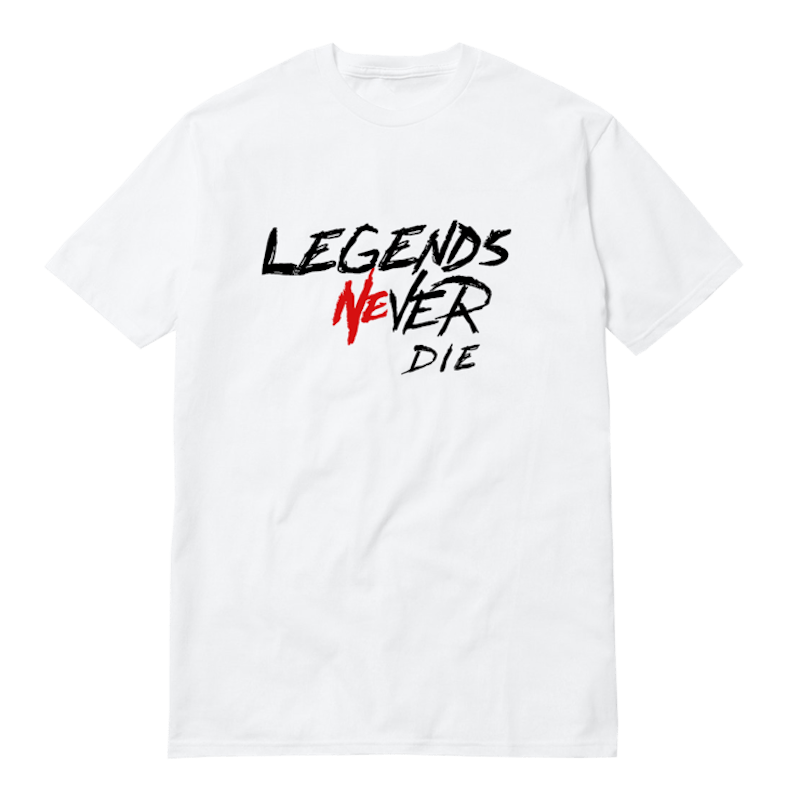 Juice Wrld X Revenge Legends Never Die Tee White