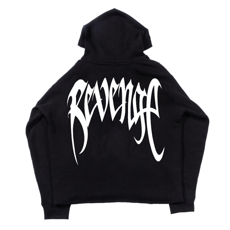 Juice Wrld X Revenge Photo Hoodie Black