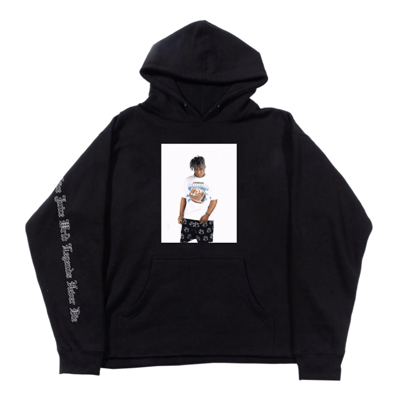 Juice Wrld X Revenge Photo Hoodie Black