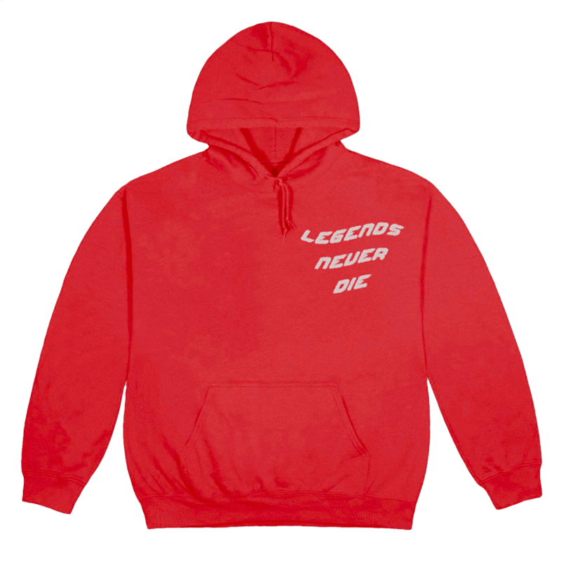 Juice Wrld x Faze Clan Clouds Hoodie Red