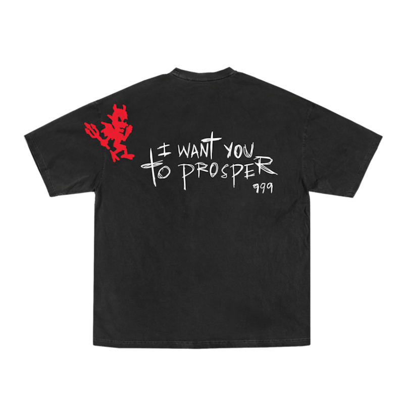 Juice Wrld x The Weeknd Prosper Tee Black