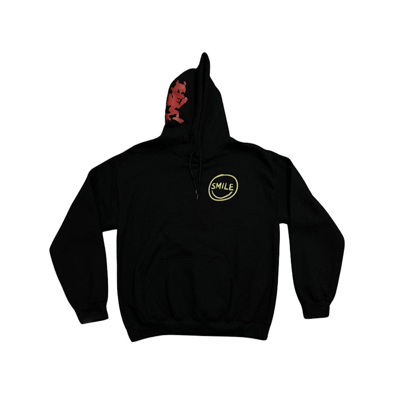 Juice Wrld x The Weeknd Smile Hoodie Black