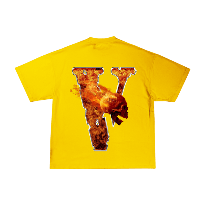 Juice Wrld x Vlone Inferno Tee Yellow