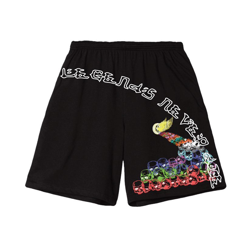 Juice Wrld x Vlone Legends Never Die Shorts Black