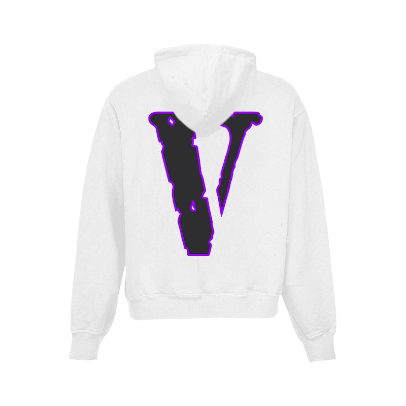 Juice Wrld x Vlone MOTY Hoodie White