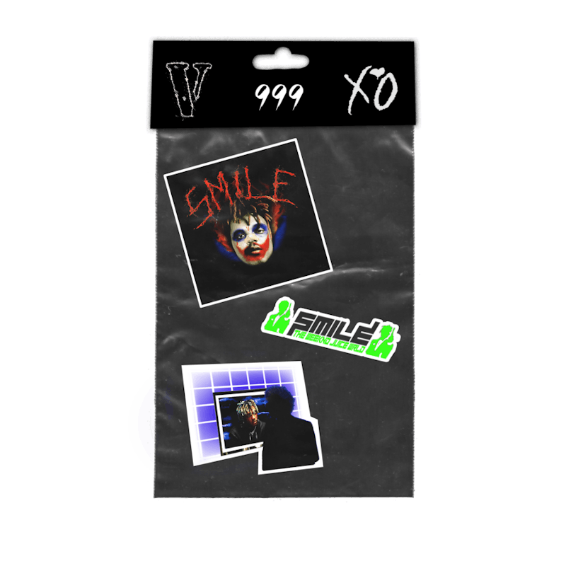 Juice Wrld x XO x Vlone Smile Sticker Pack Multi