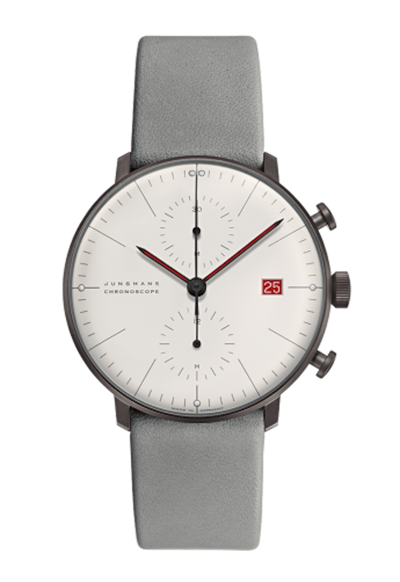 Junghans Max Bill Chronoscope 100 Jahre Baugaus 027/4902.02