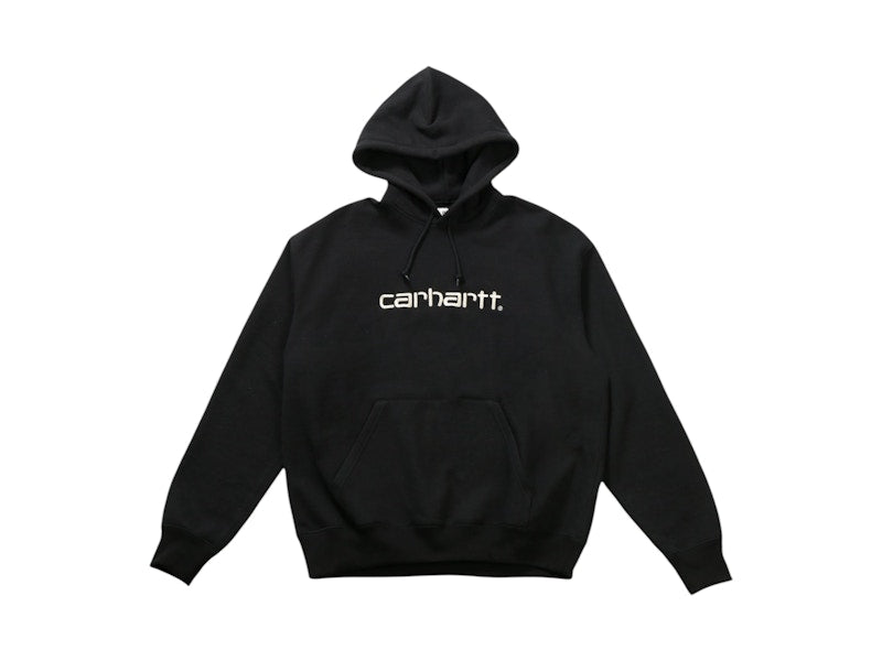 Junya Watanabe Marley Print French Terry Cotton Carhartt Hoodie Brown/Black