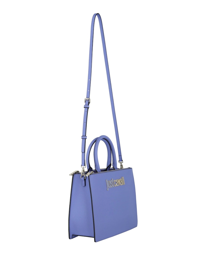 Just Cavalli Logo Shoulder Bag Violet