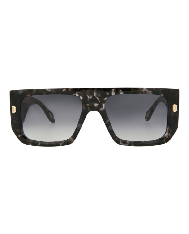 Just Cavalli Navigator-Frame Acetate Sunglasses Grey Havana Grey Havana Smoke (SJC022K-56-096N)