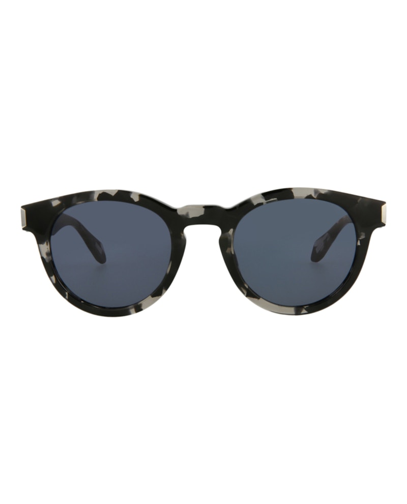 Just Cavalli Round-Frame Acetate Sunglasses Black Havana Blue (SJC025K-50-0809)