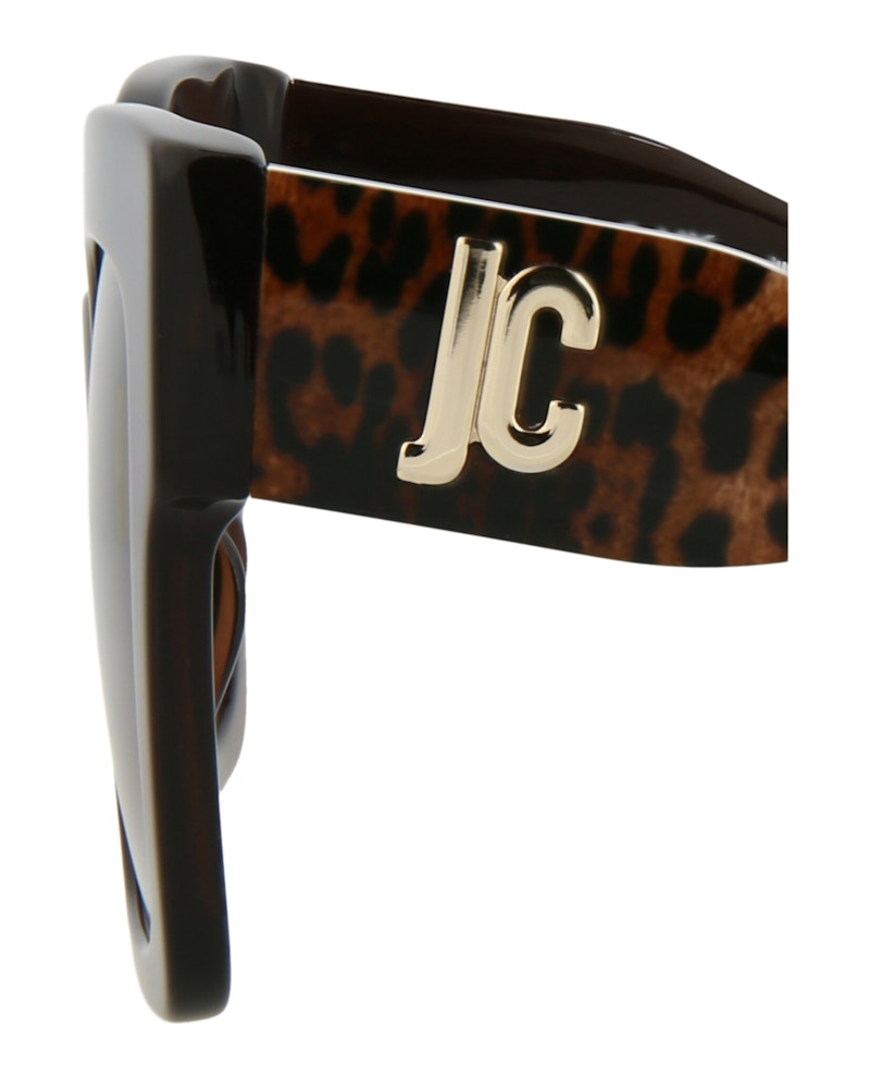 Just Cavalli Square-Frame Acetate Sunglasses Brown Brown Brown (SJC019K-52-0AAK)