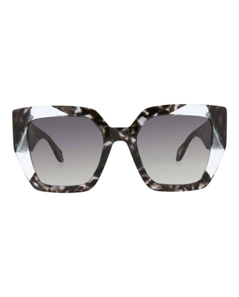 Just Cavalli Square-Frame Acetate Sunglasses Grey Havana Grey Havana Smoke (SJC021K-53-096N)