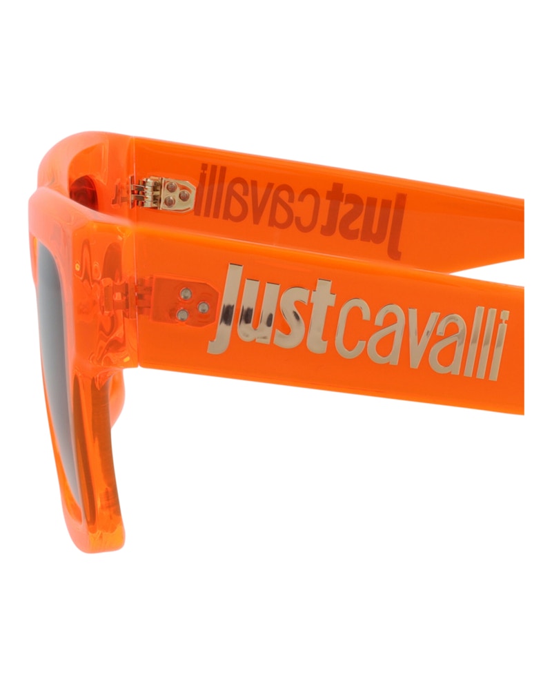 Just Cavalli Square-Frame Injection Sunglasses Orange Orange Brown (SJC038-54-01KD)