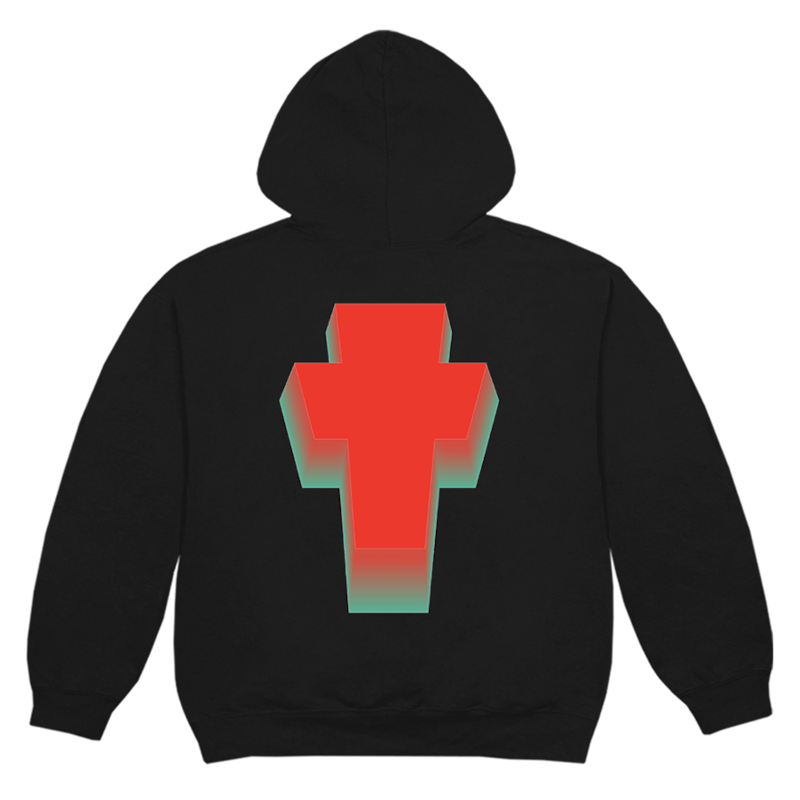 Justin Bieber Justice Cross Hoodie Black
