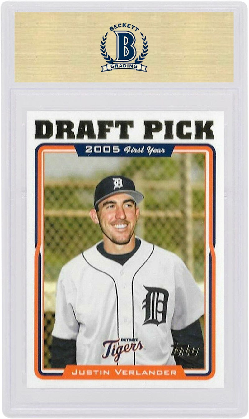 Justin Verlander 2005 Topps Draft Pick #677 (PSA or BGS Graded)