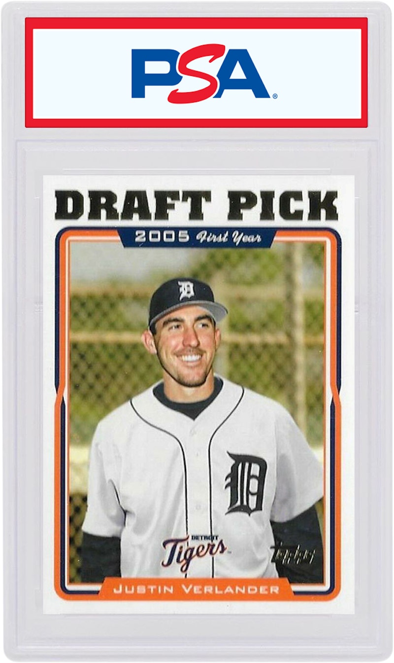 Justin Verlander 2005 Topps Draft Pick #677 (PSA or BGS Graded)