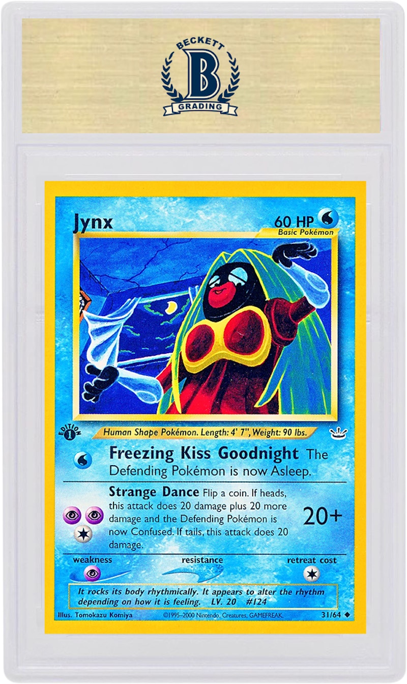 Jynx 2001 Pokemon TCG Neo Revelation 1st Edition #31/64 (PSA or BGS Graded)